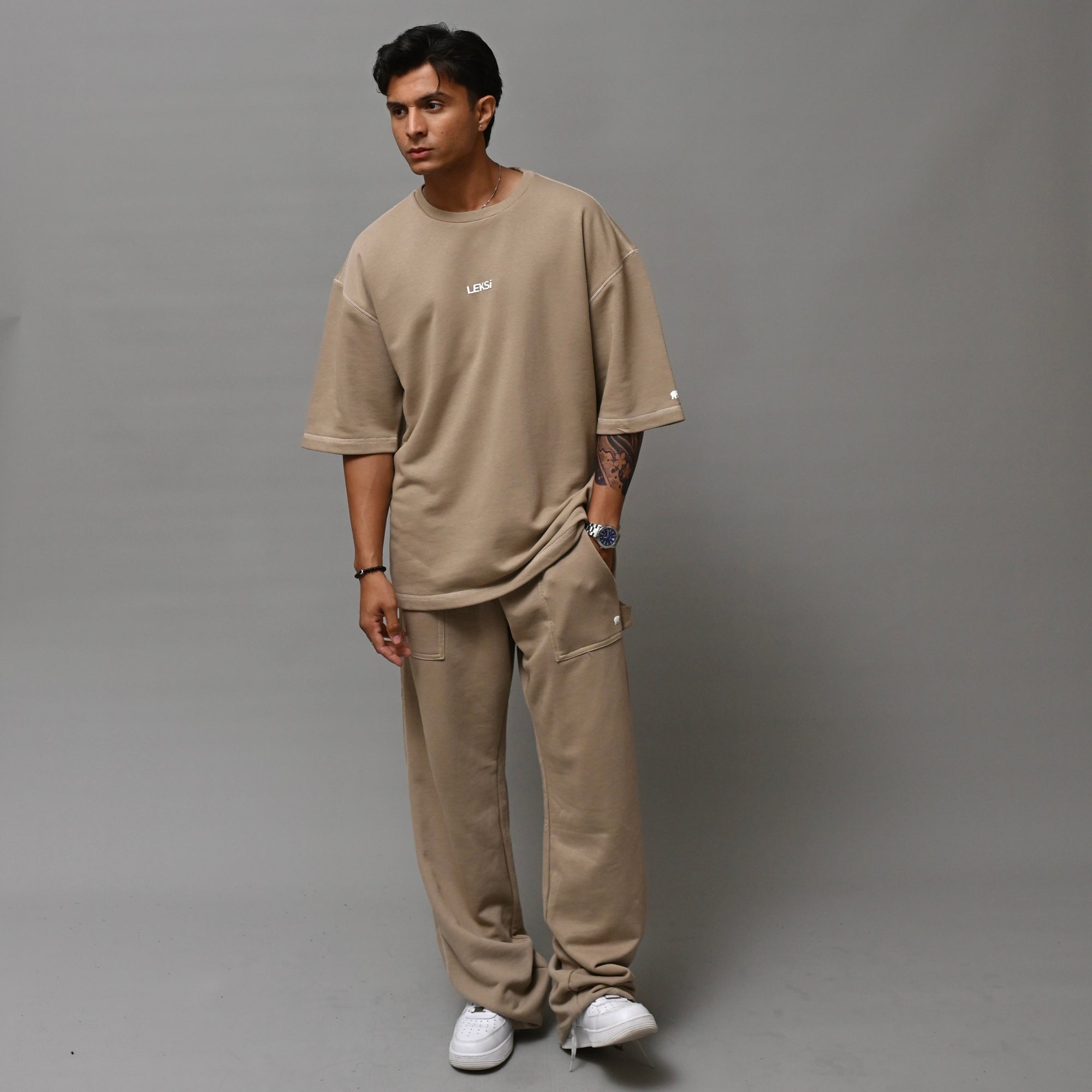 Sandy Beige Terry Co-ord