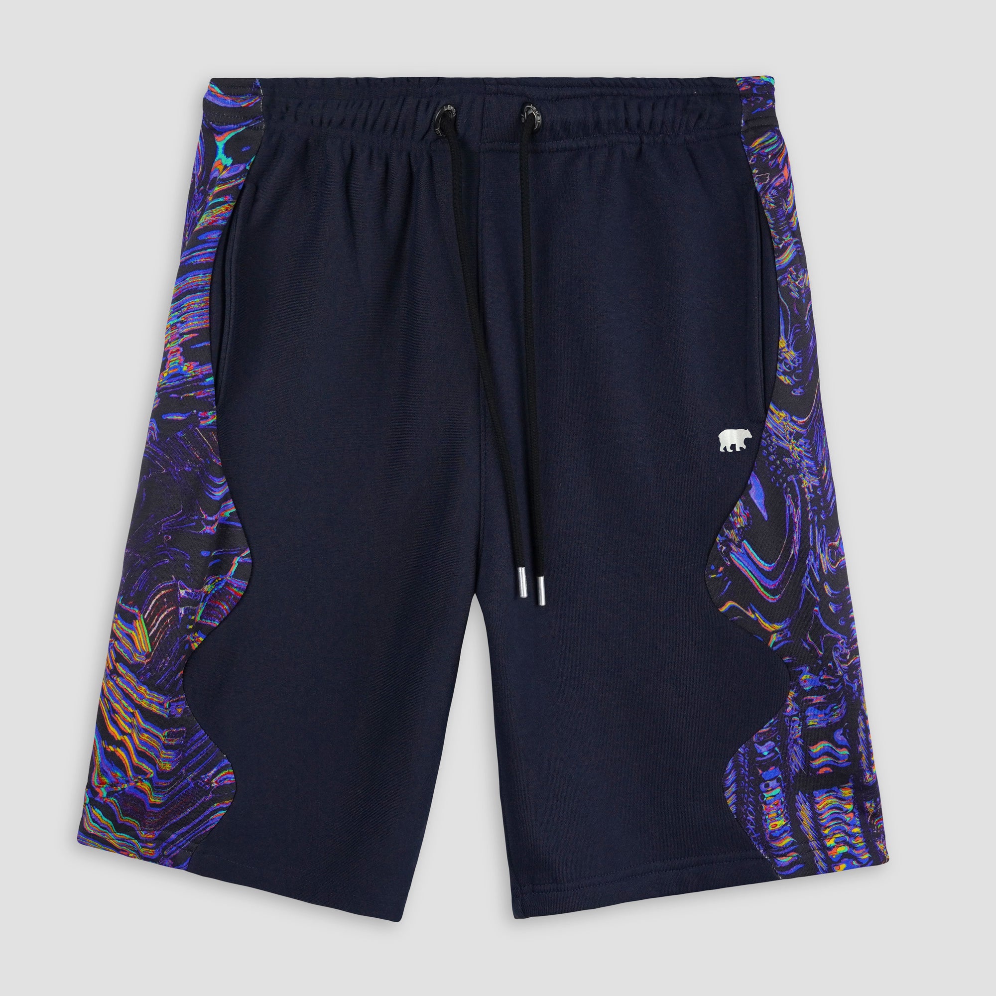 Navy Wavy Men's Shorts