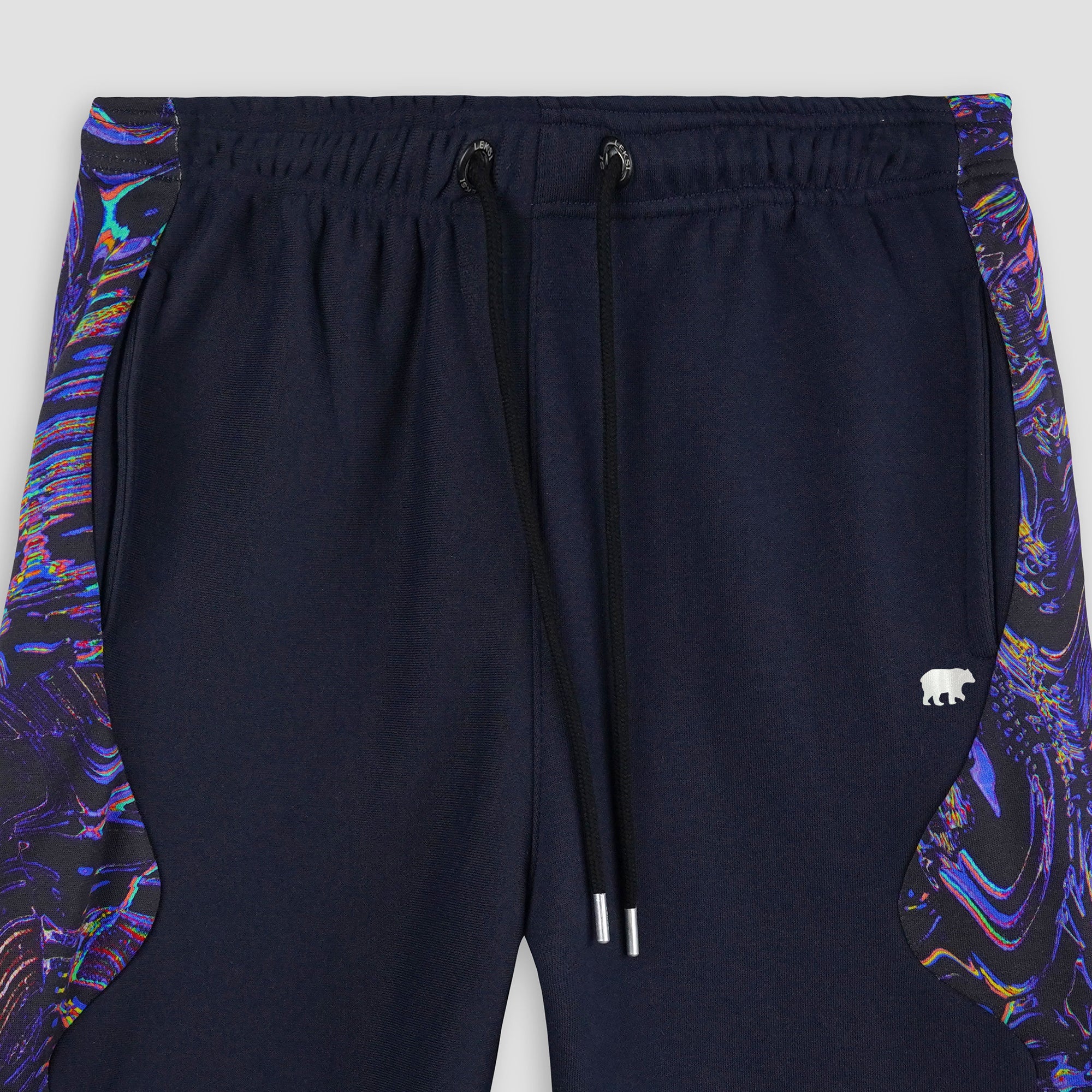 Navy Wavy Men's Shorts