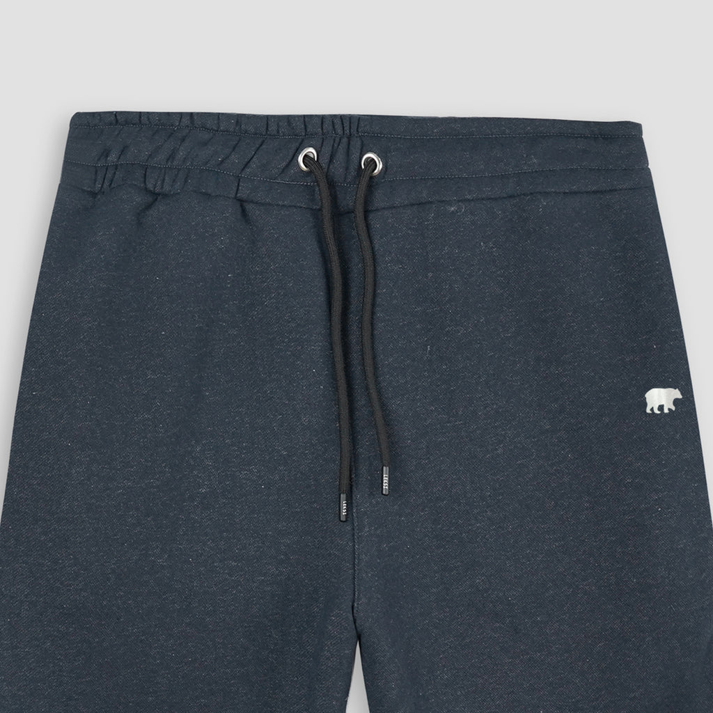Blue Denim Fleece Shorts