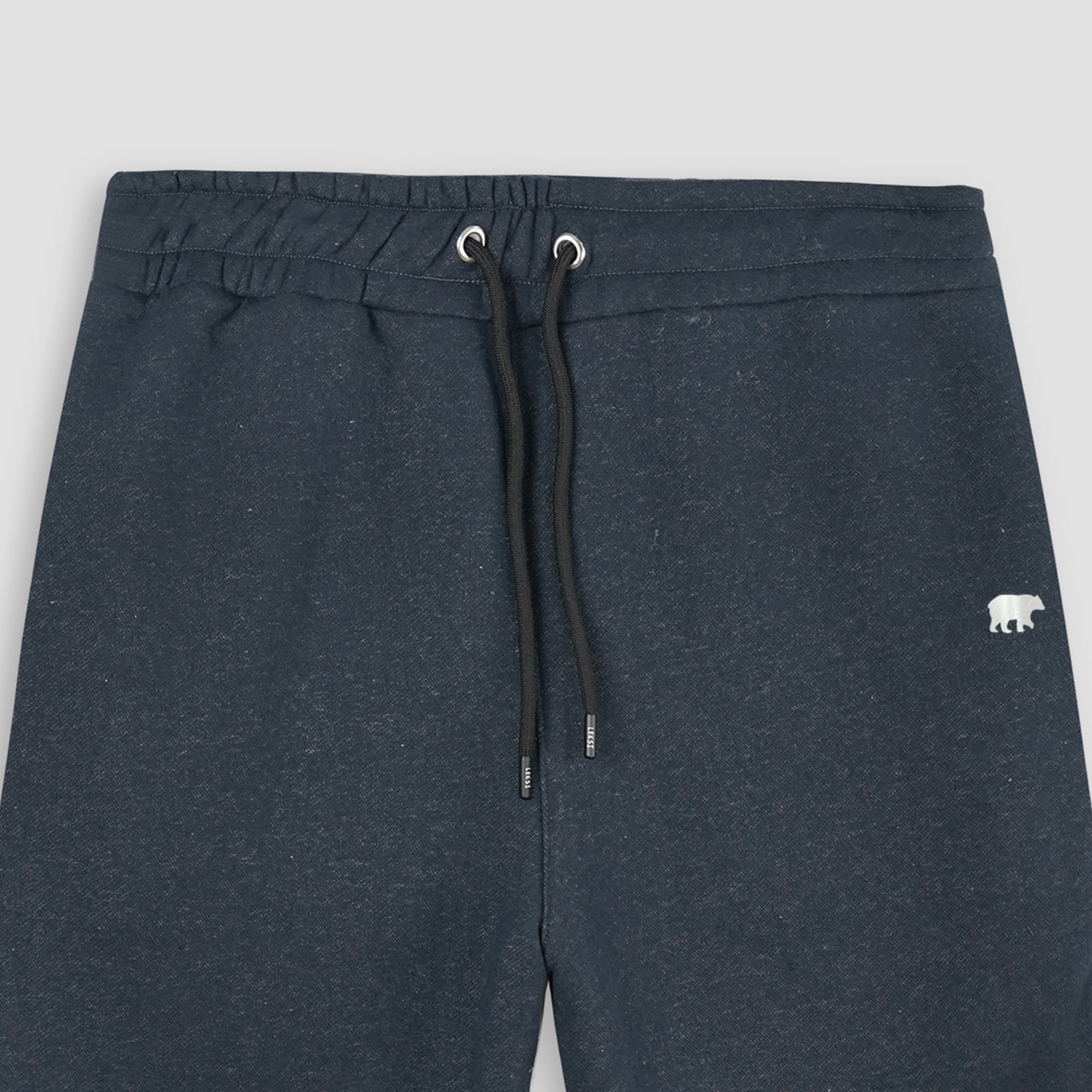 Blue Denim Fleece Shorts