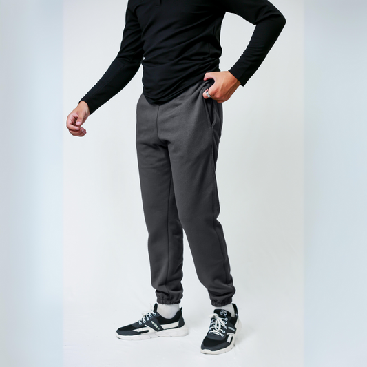 Grey Unisex Terry Sweatpants (Summer-Friendly)