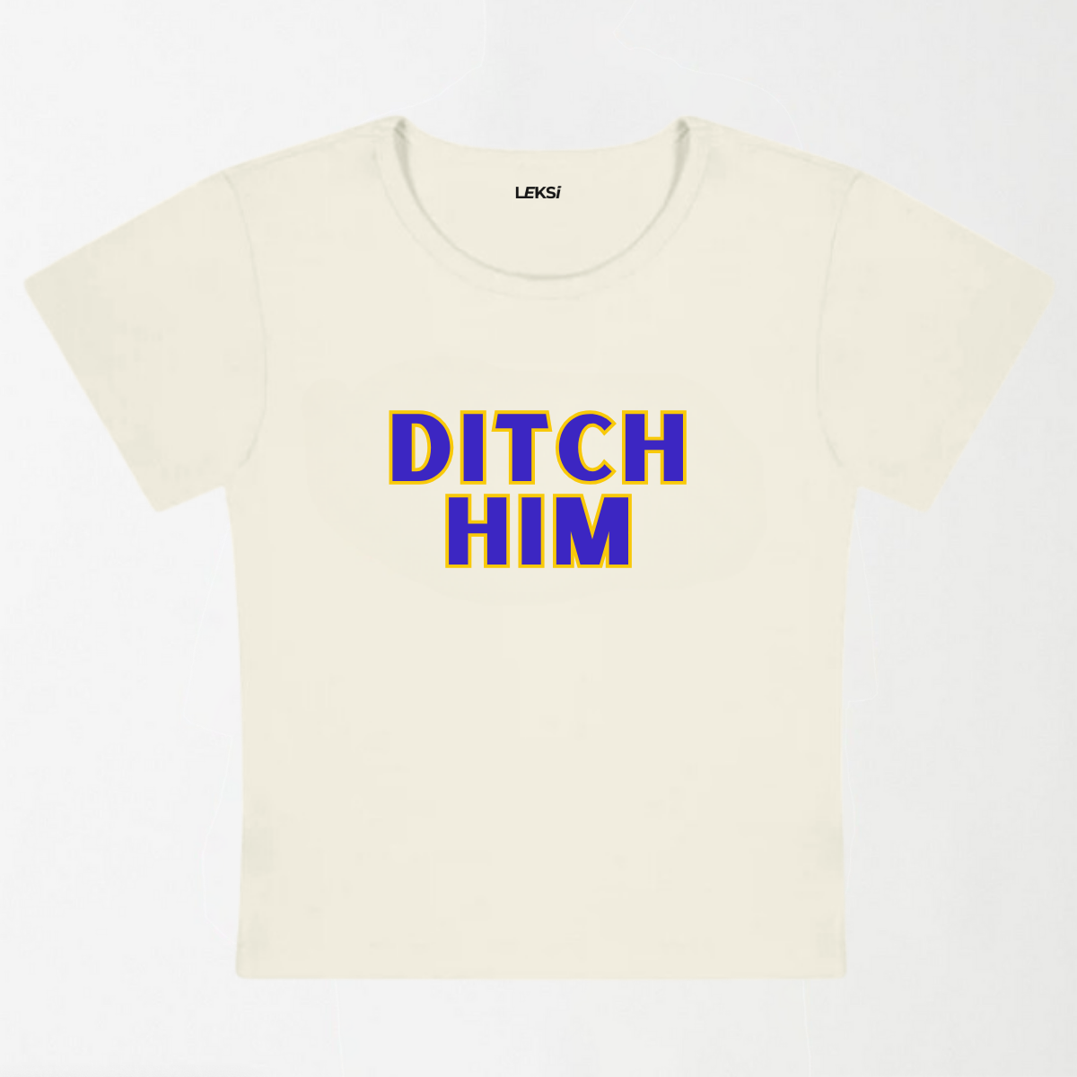 Ditch Him Pride Y2K Baby Tee