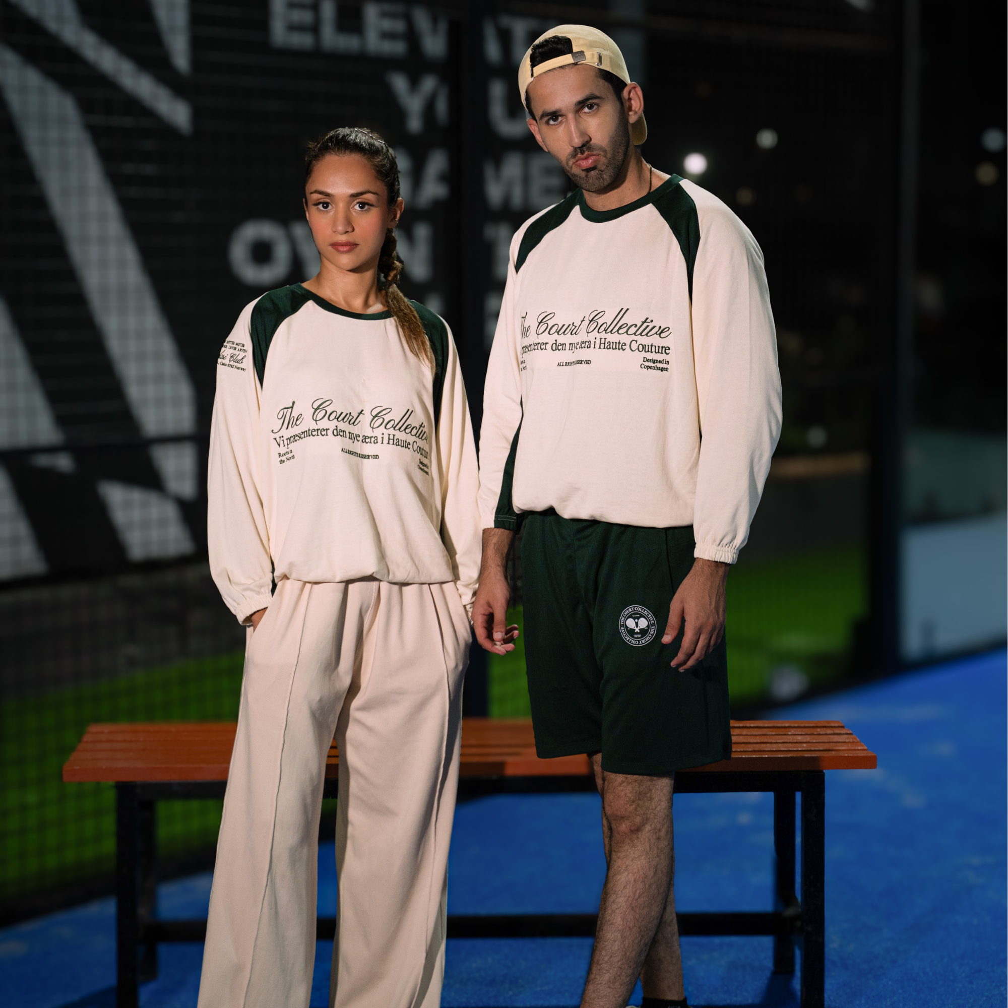 Verde Varsity Raglan Unisex Club Top