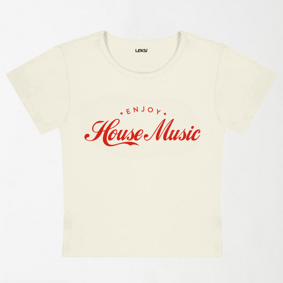 Enjoy House Music Y2K Baby Tee