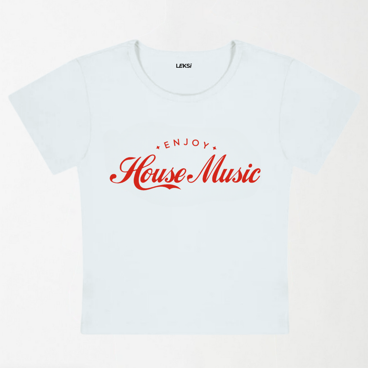 Enjoy House Music Y2K Baby Tee