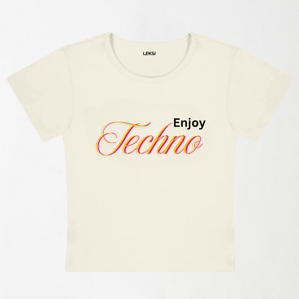 Enjoy Techno Y2K Baby Tee
