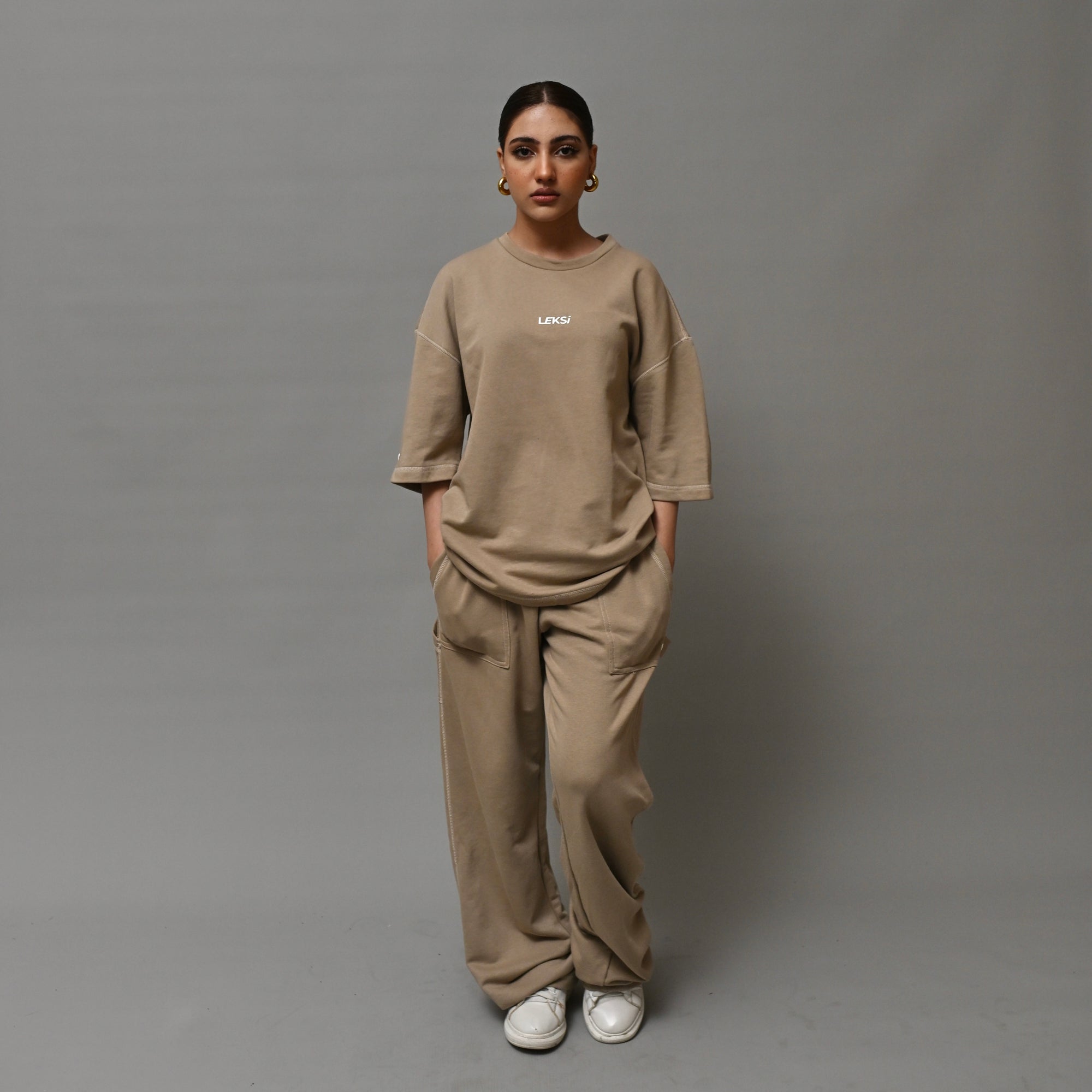 Sandy Beige Terry Co-ord
