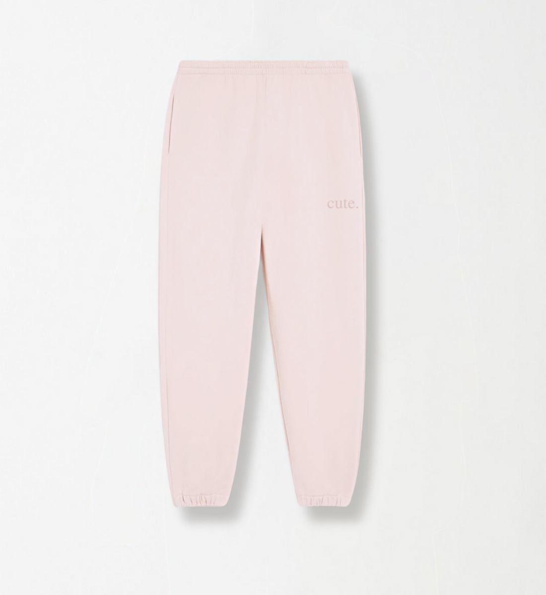 Baby Pink Unisex Sweatpants - MOOD (Cute) (Summer-Friendly)