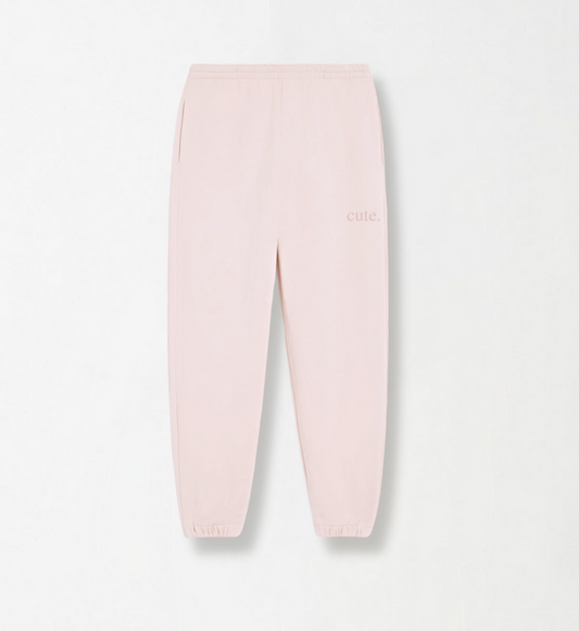 Baby Pink Unisex Sweatpants - MOOD (Cute) (Summer-Friendly)