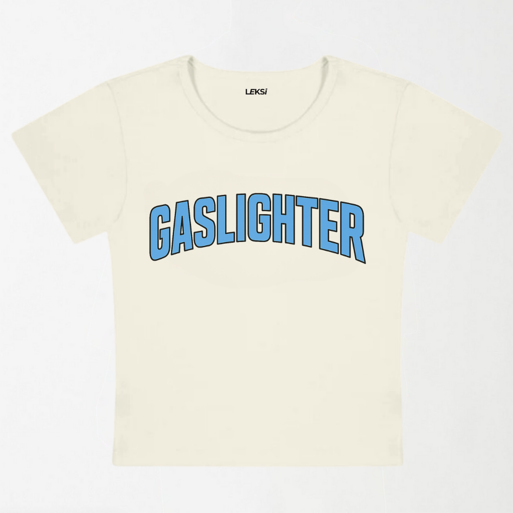 Gaslighter Y2K Baby Tee