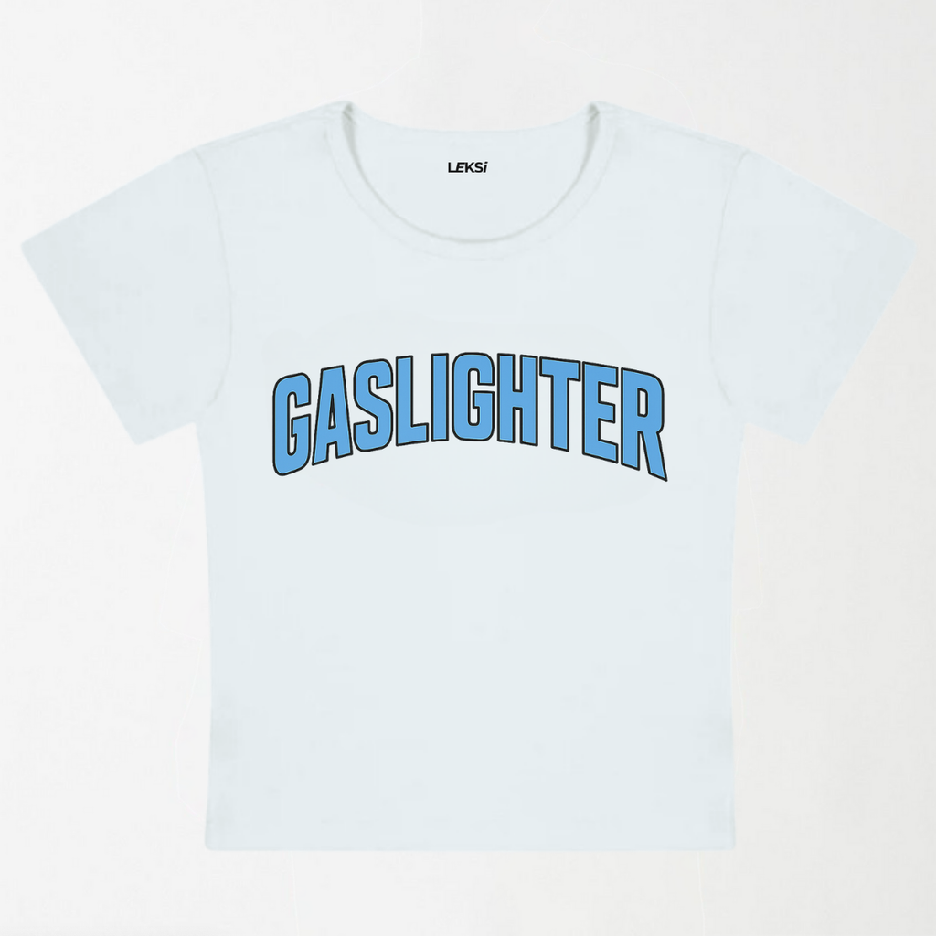 Gaslighter Y2K Baby Tee