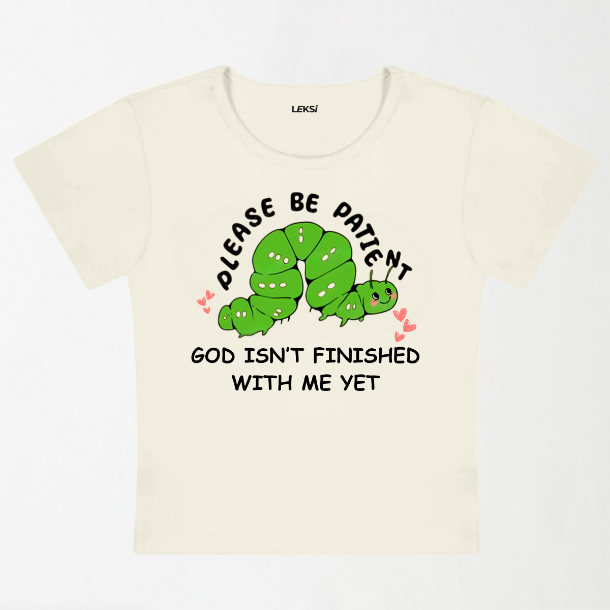 God Isn't Finished With Me Y2K Baby Tee