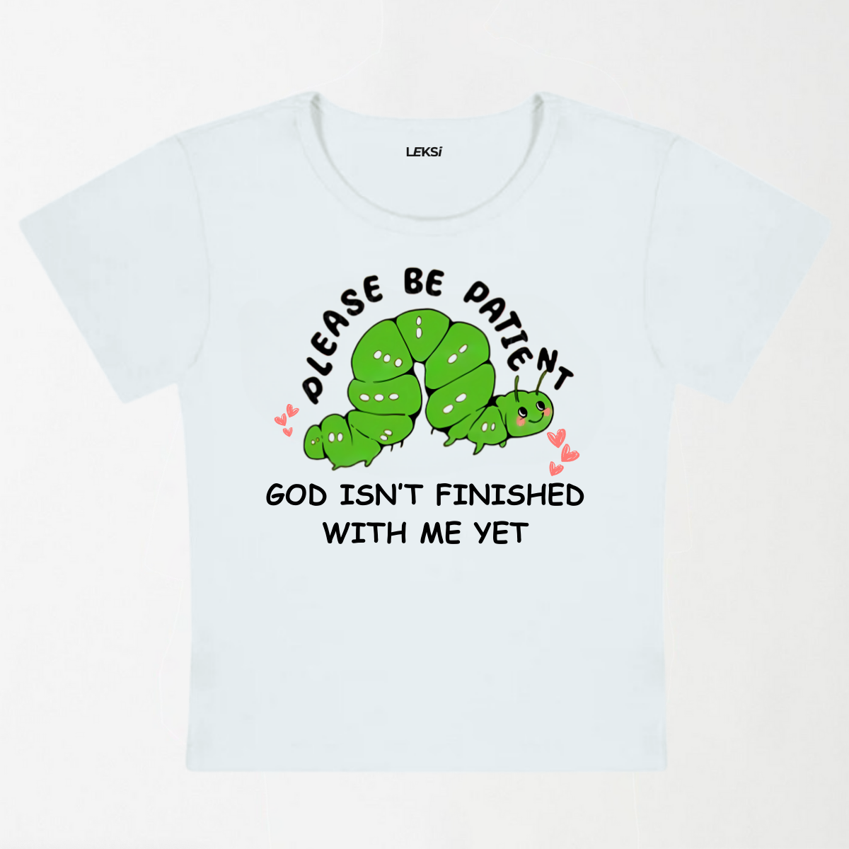 God Isn't Finished With Me Y2K Baby Tee
