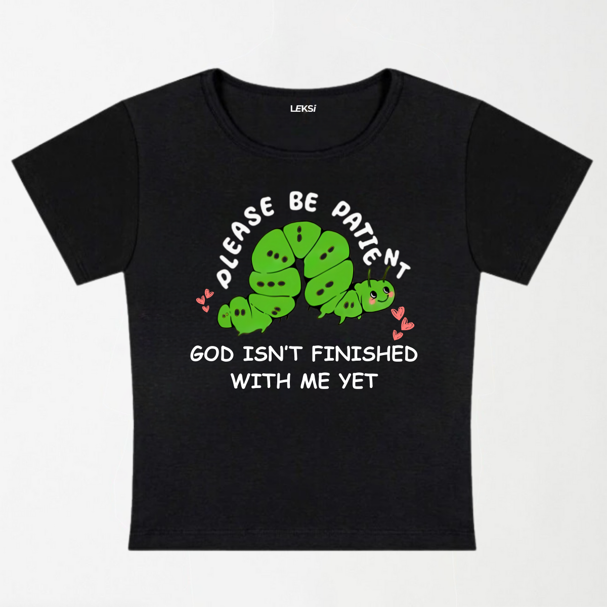 God Isn't Finished With Me Y2K Baby Tee