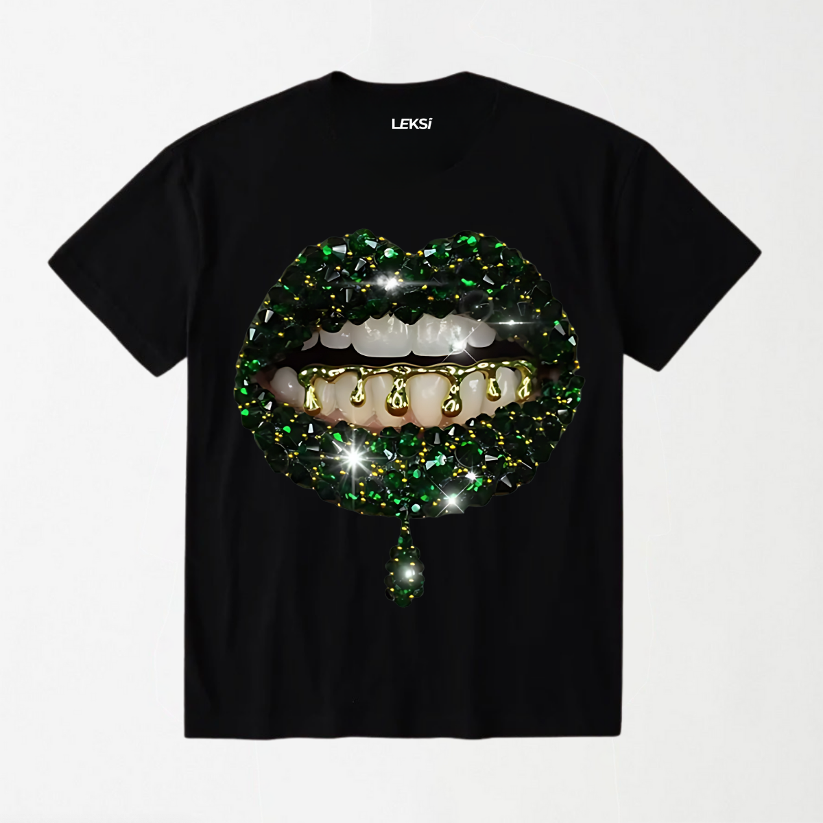 Green Gem Lip Wash - Round Neck Unisex T Shirt