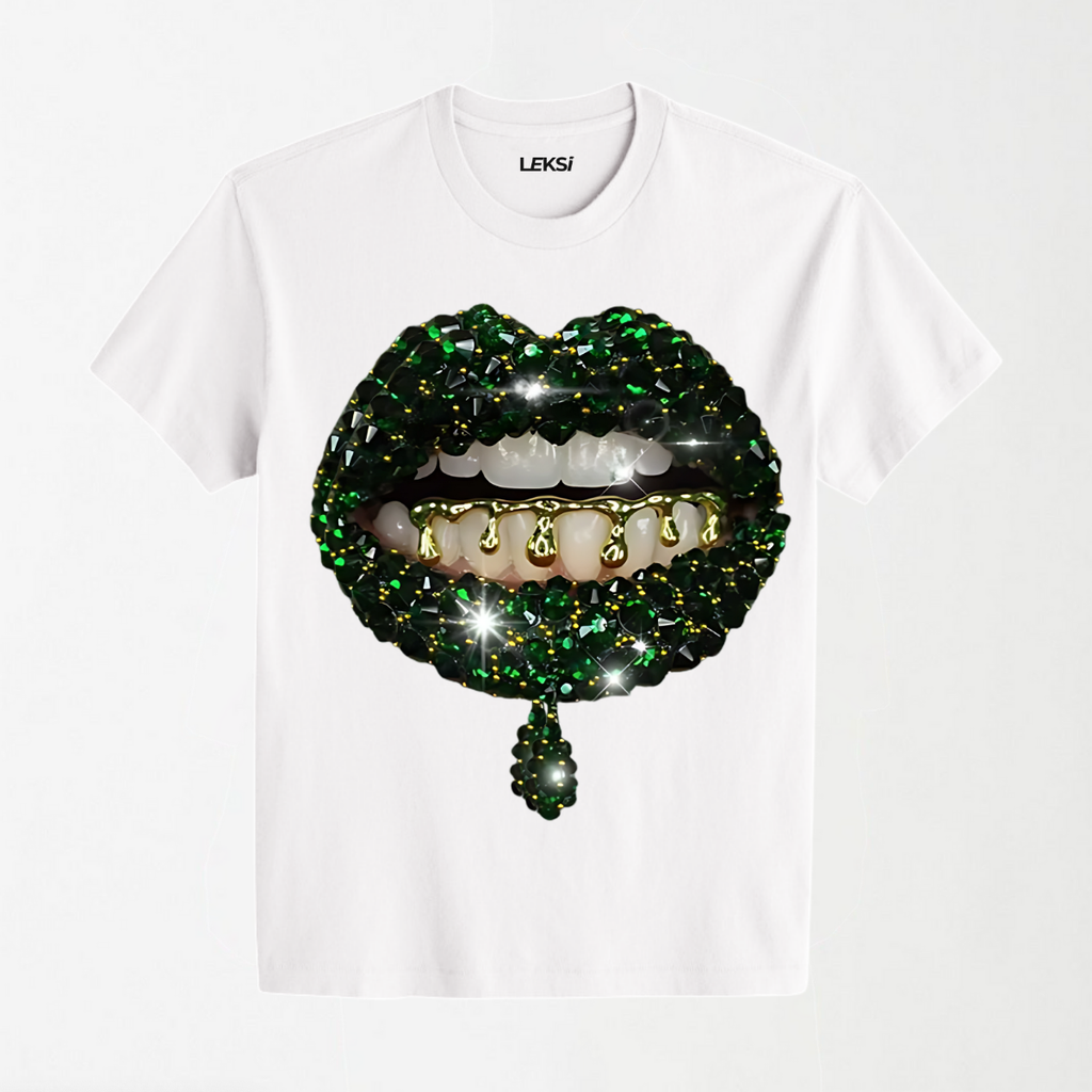 Green Gem Lip Wash - Round Neck Unisex T Shirt