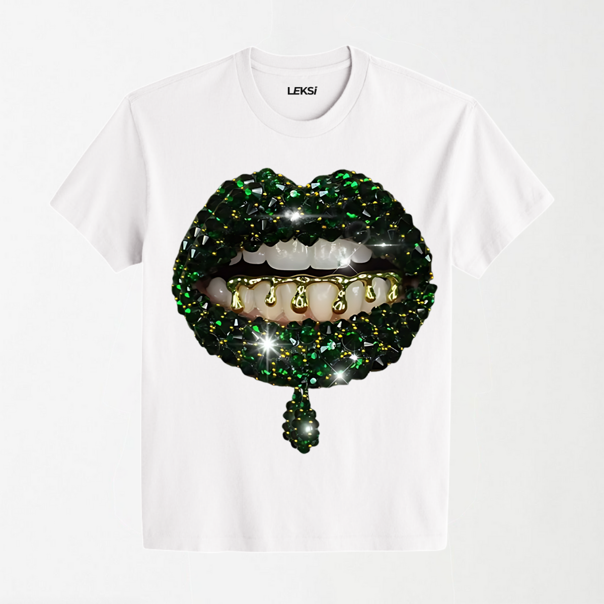Green Gem Lip Wash - Round Neck Unisex T Shirt