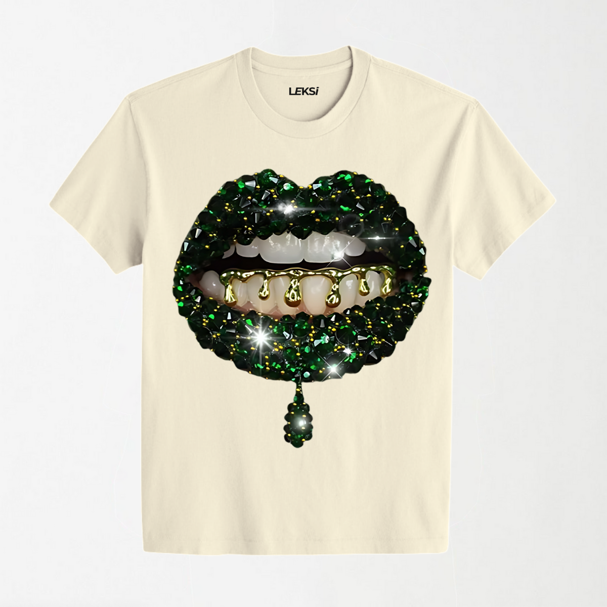 Green Gem Lip Wash - Round Neck Unisex T Shirt