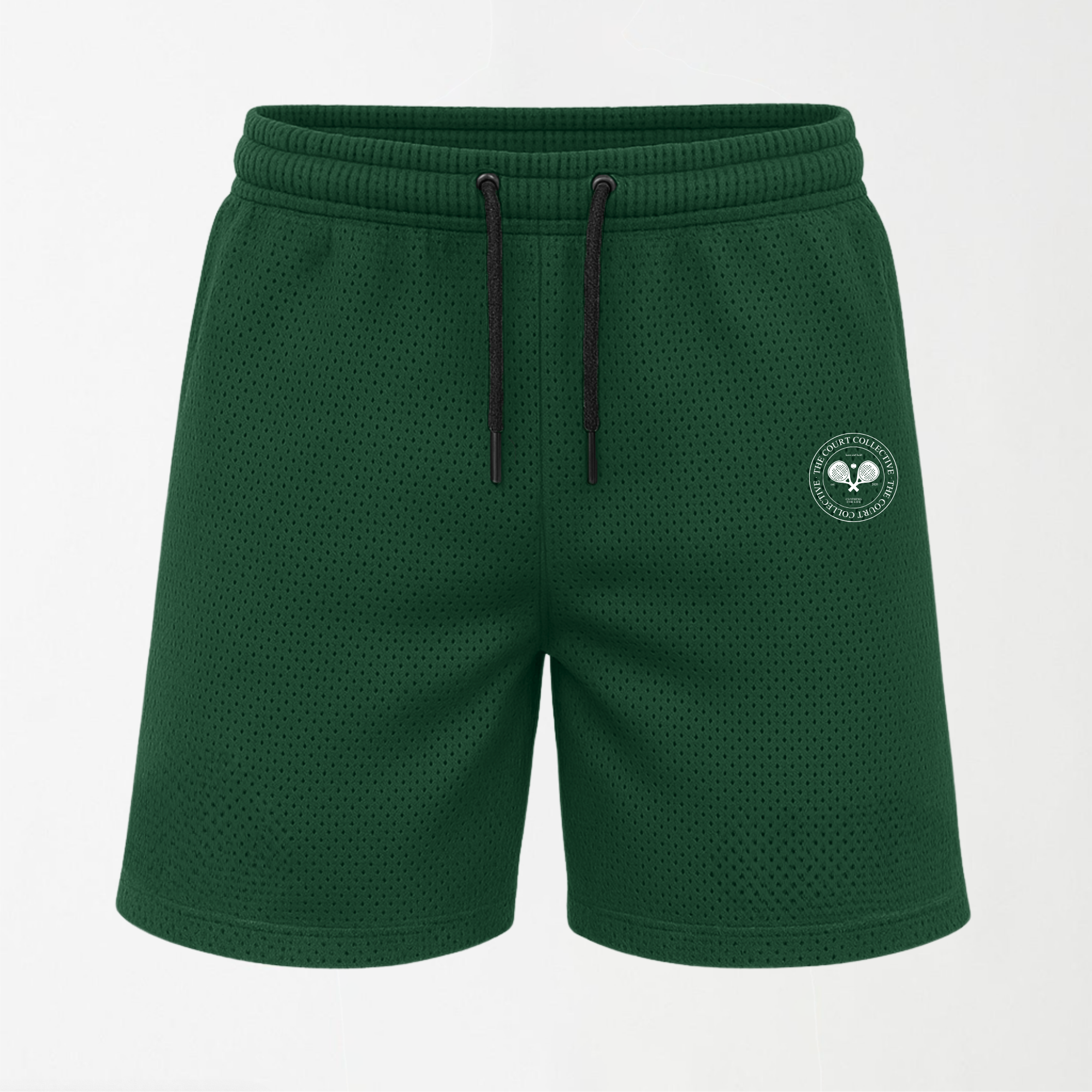 Green Mesh Shorts