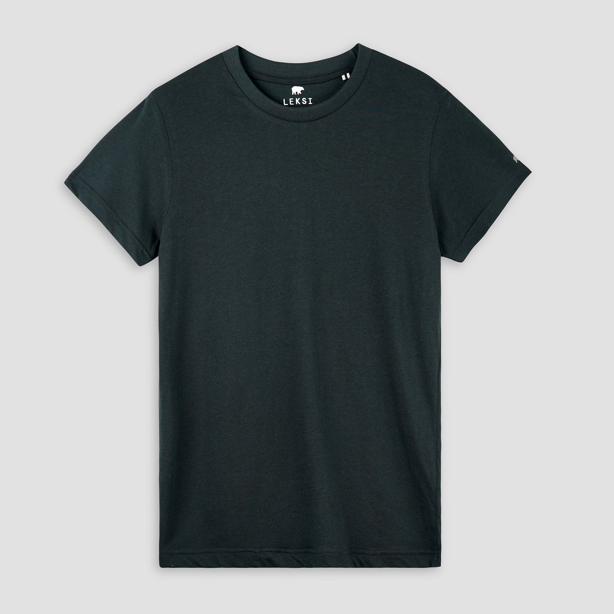 Grey - Plain Round Neck Unisex T-Shirt