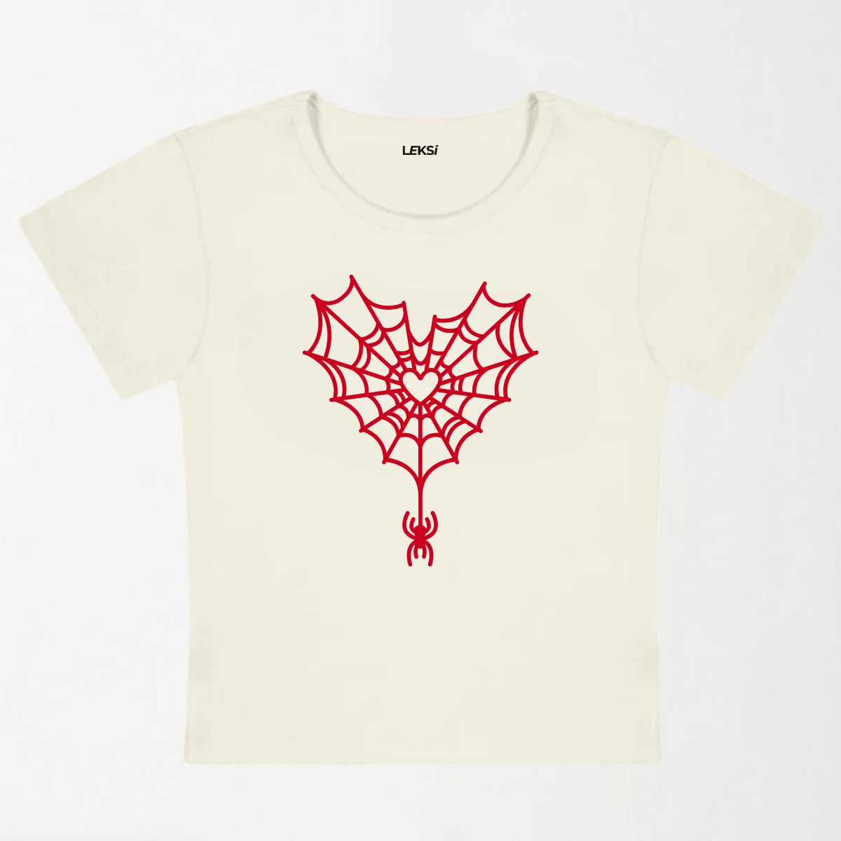 Heart Web Y2K Baby Tee
