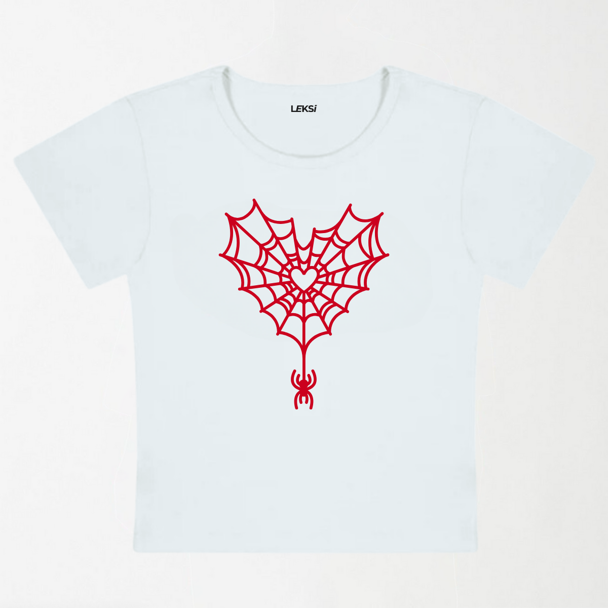 Heart Web Y2K Baby Tee