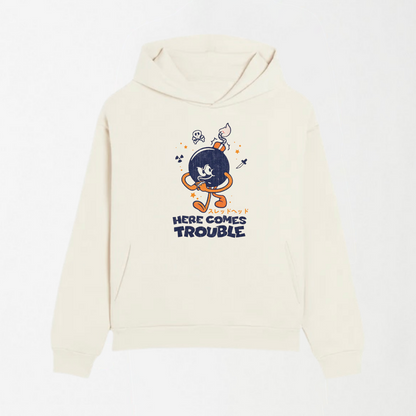 Here Comes Trouble - Graphic Hoodie