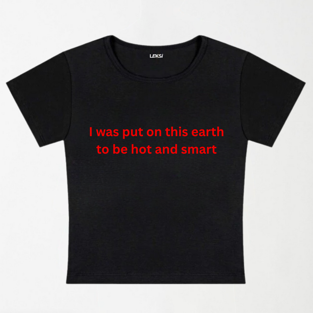 Hot And Smart Y2K Baby Tee