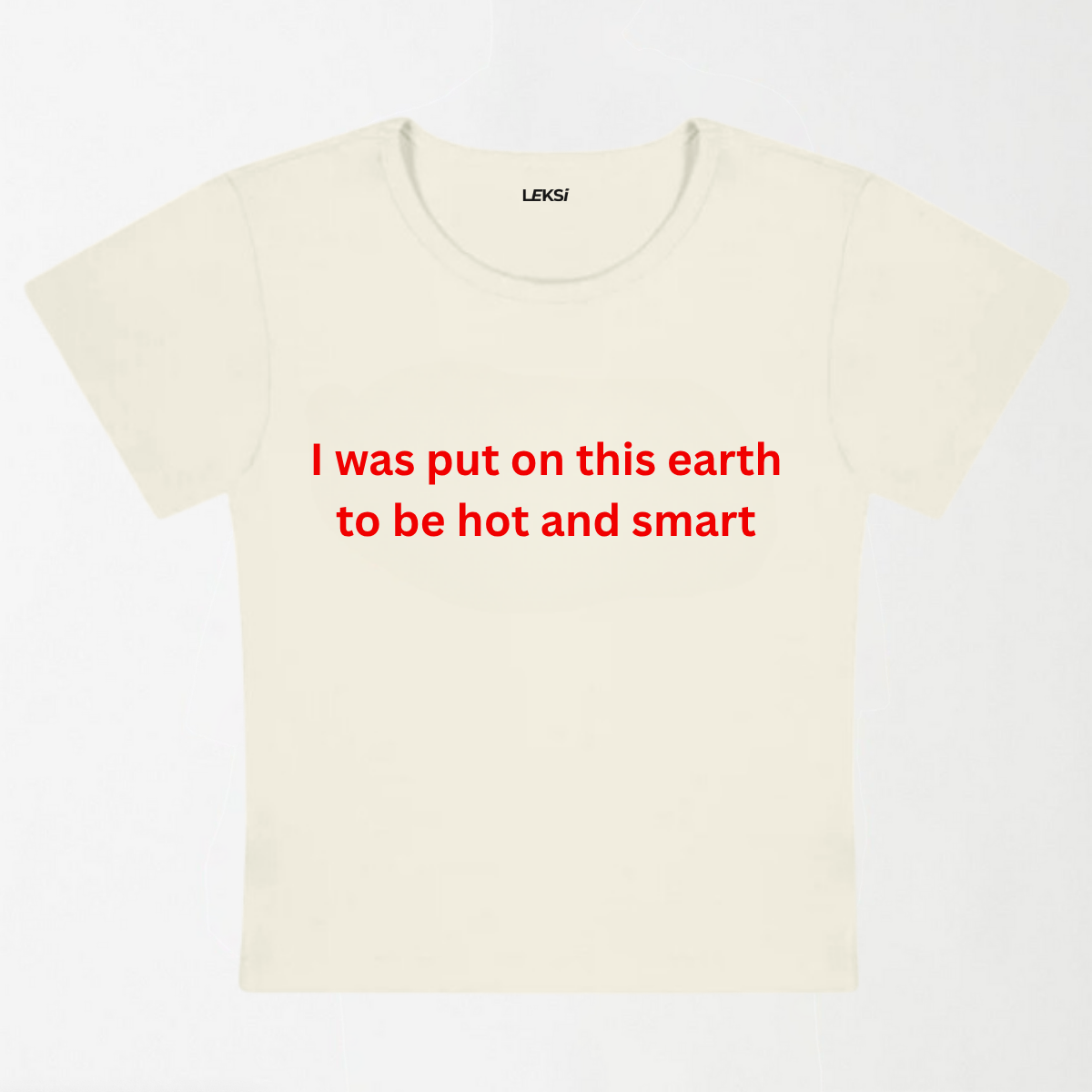 Hot And Smart Y2K Baby Tee