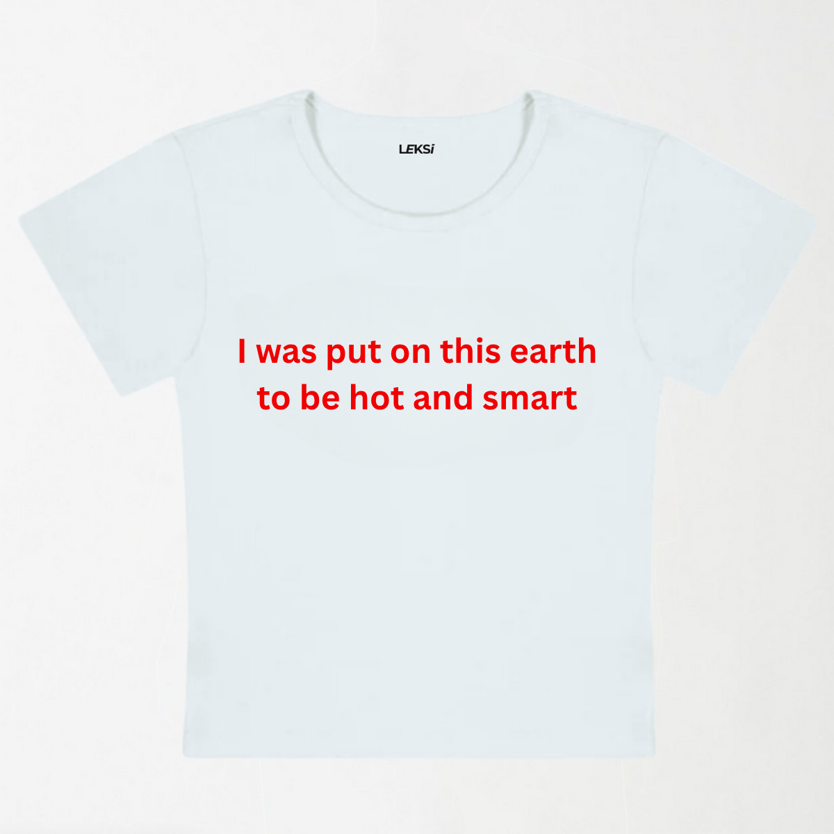 Hot And Smart Y2K Baby Tee