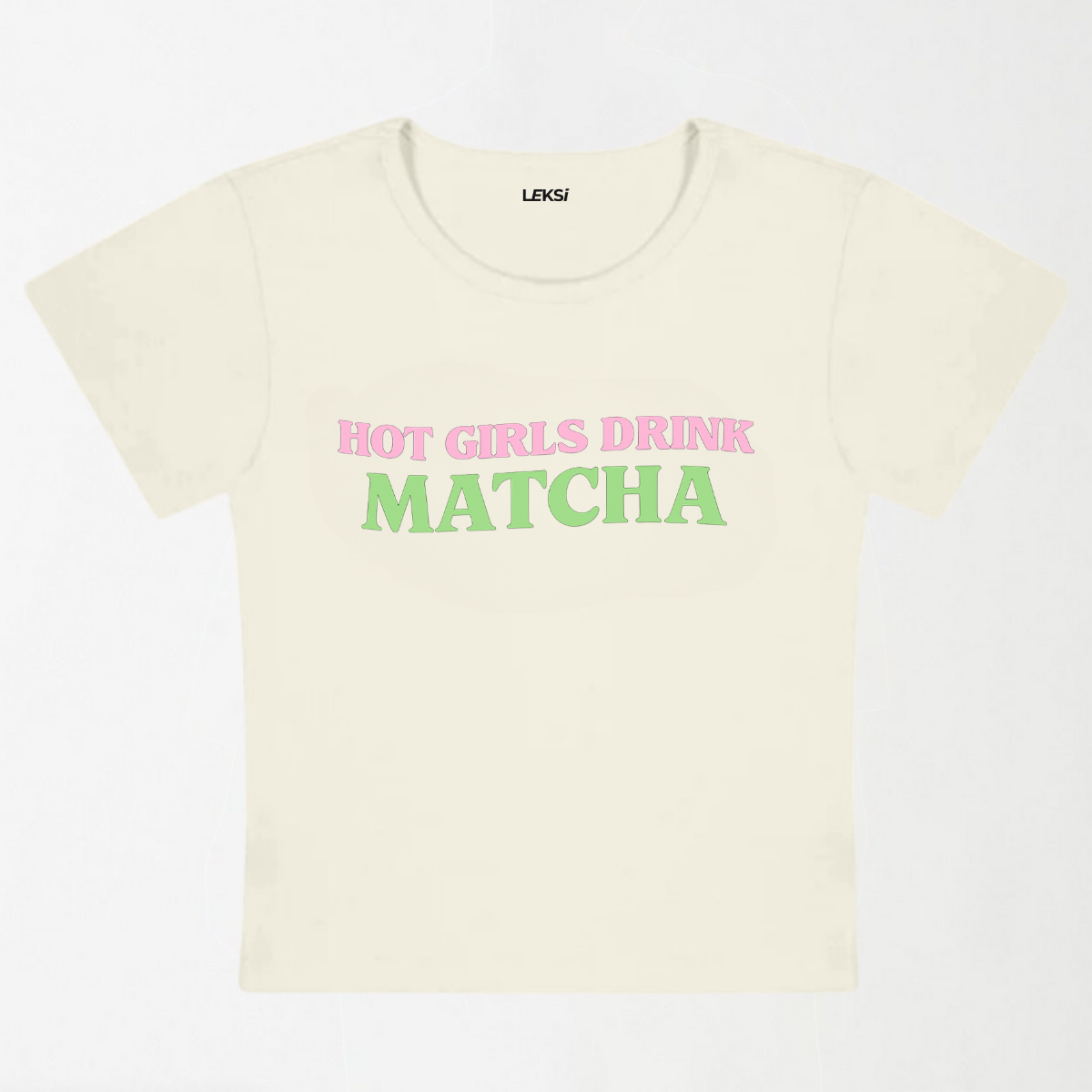 Hot Girls Drink Matcha Y2K Baby Tee