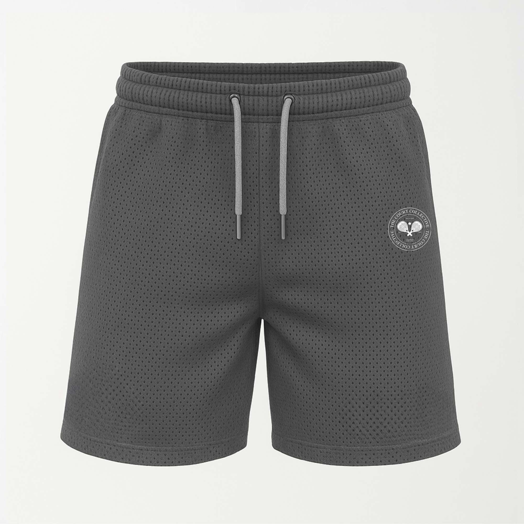 Netplay Grey Mesh Shorts