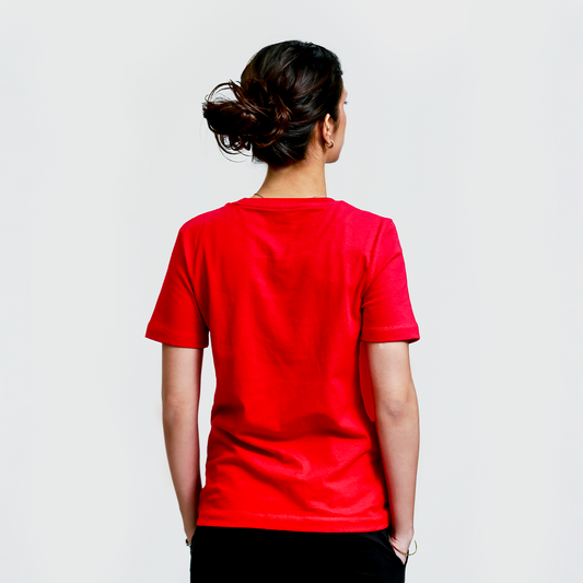 Red Crewneck Women's T-Shirt
