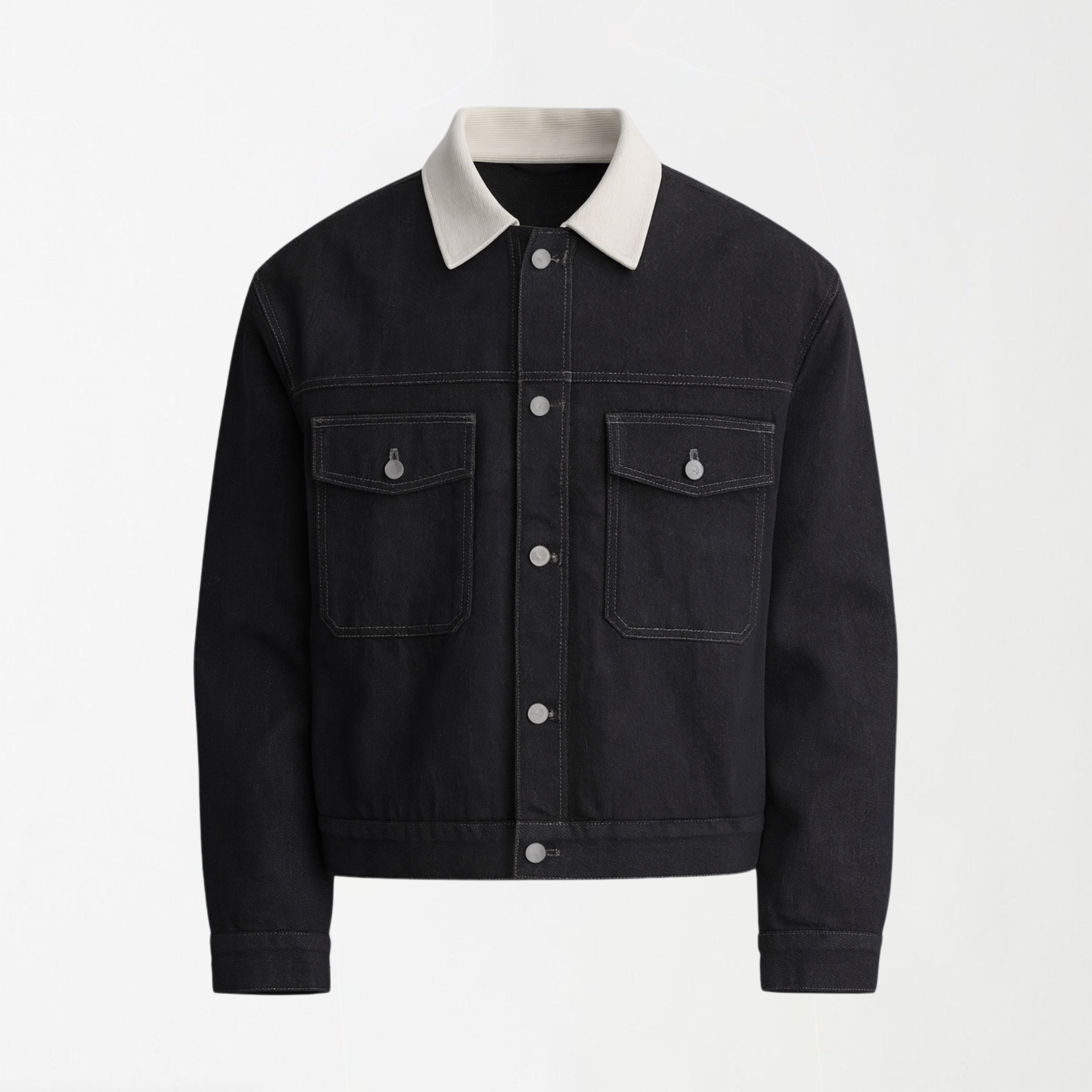 Charcoal Drift Denim Jacket