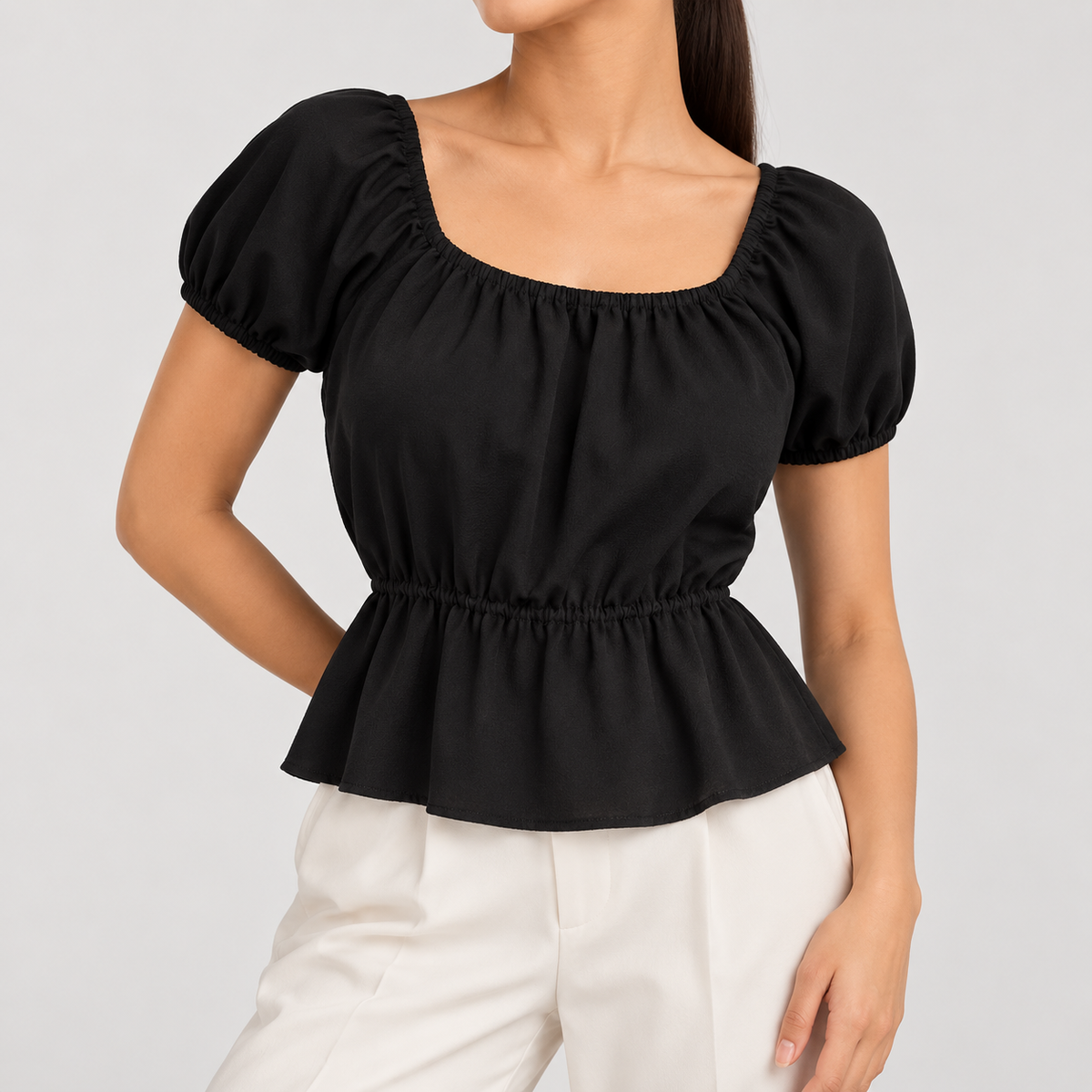 Solstice Peplum Top