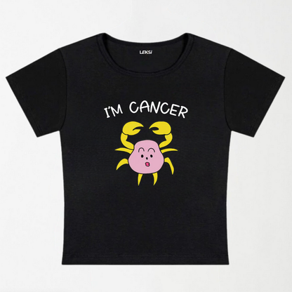 I'M Cancer Y2K Baby Tee