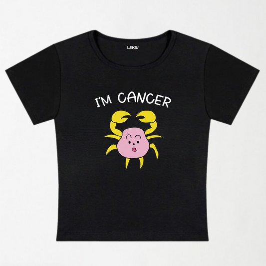 I'M Cancer Y2K Baby Tee