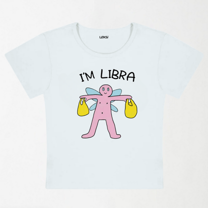 I'M Libra Y2K Baby Tee