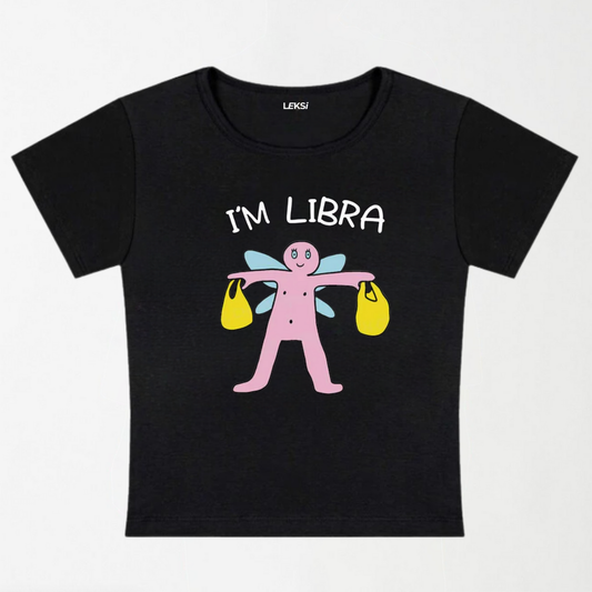 I'M Libra Y2K Baby Tee