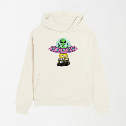 I'm Outta Here - Graphic Hoodie