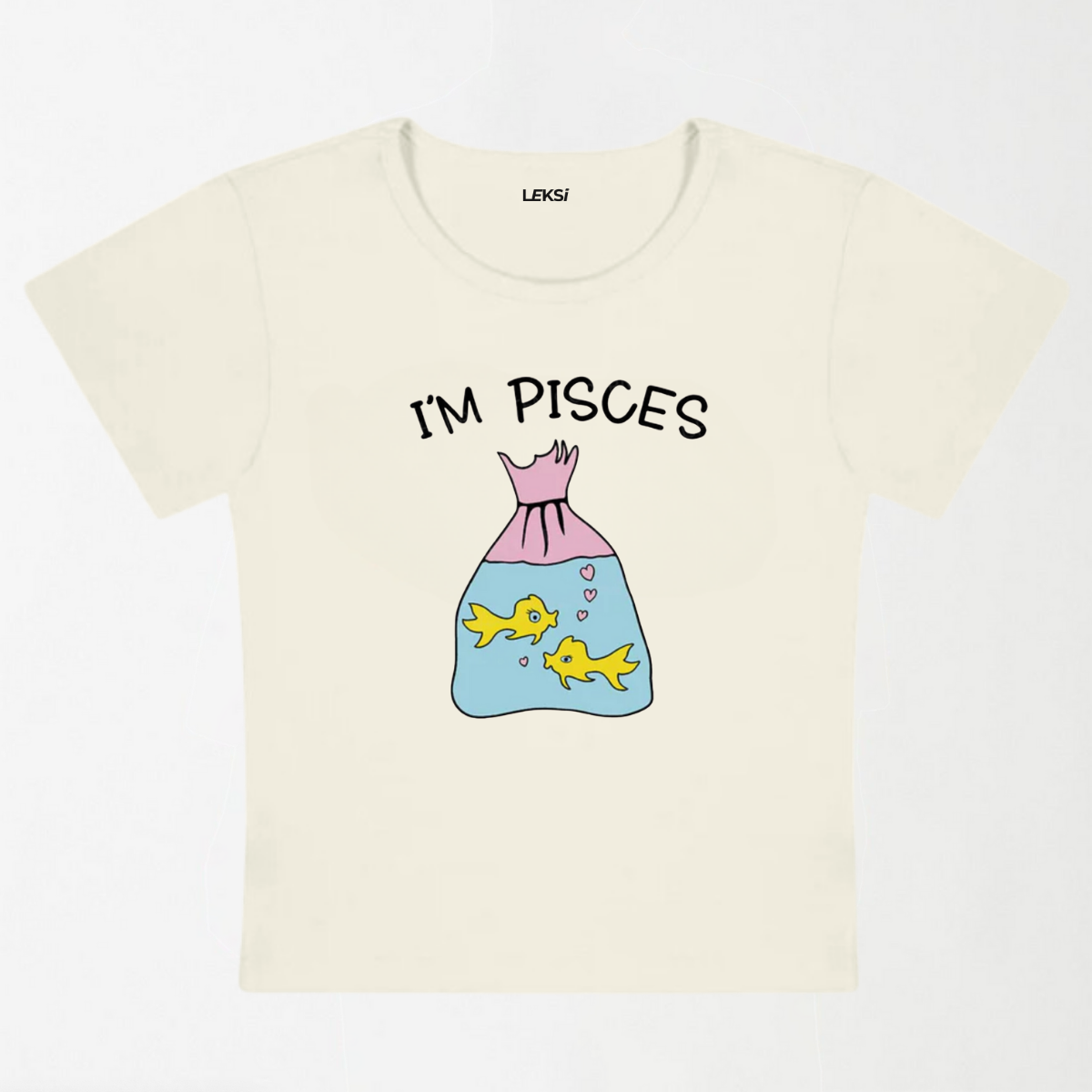 I'M Pisces Y2K Baby Tee