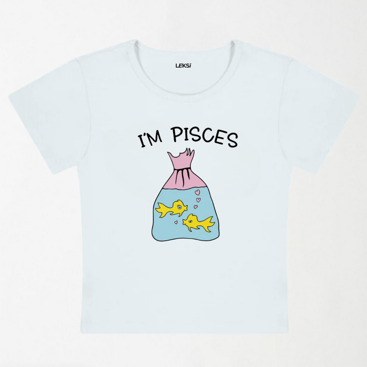 I'M Pisces Y2K Baby Tee