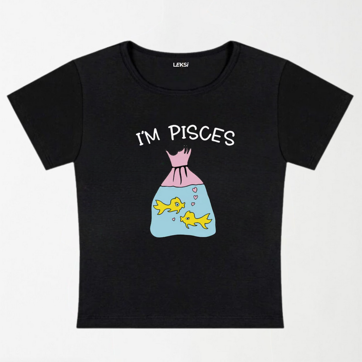 I'M Pisces Y2K Baby Tee