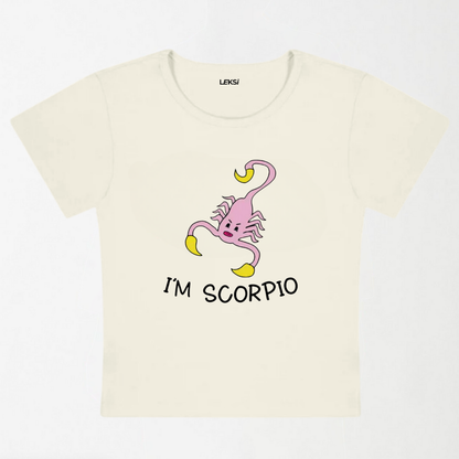 I'M Scorpio Y2K Baby Tee