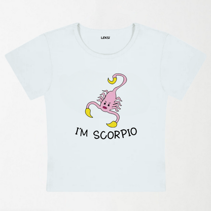 I'M Scorpio Y2K Baby Tee