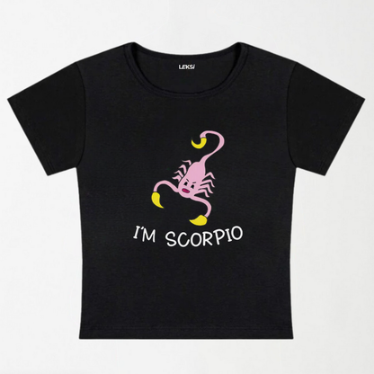 I'M Scorpio Y2K Baby Tee