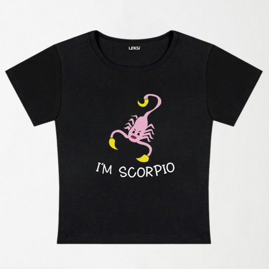 I'M Scorpio Y2K Baby Tee