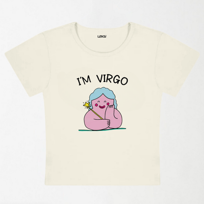 I'M Virgo Y2K Baby Tee