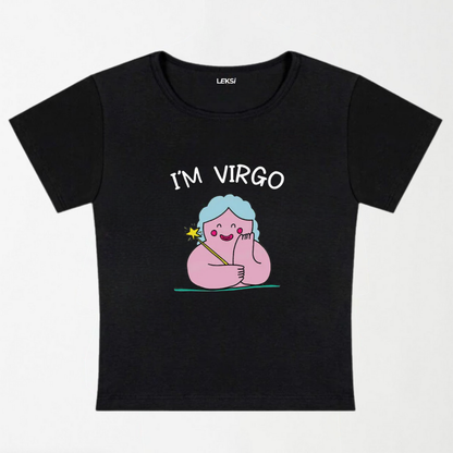 I'M Virgo Y2K Baby Tee